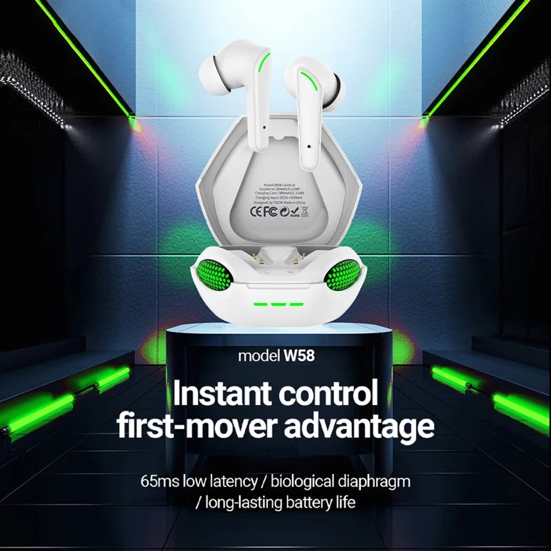 W58 TWS Wireless Gaming Headset