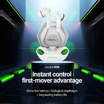 W58 TWS Wireless Gaming Headset